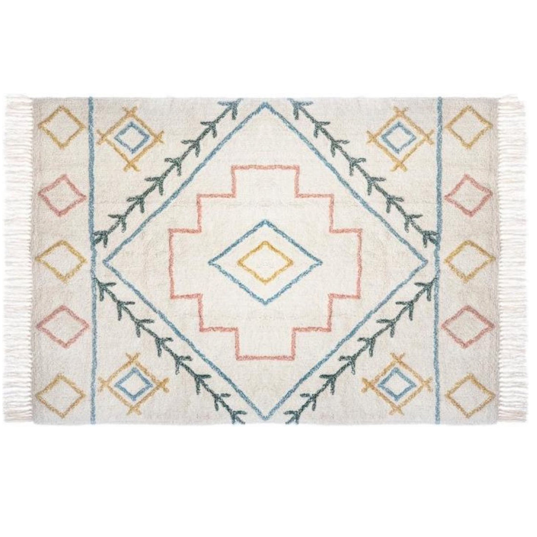 Tapis Multicolore Coton - 120x170