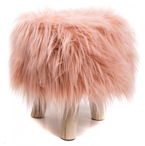 Hocker Pouf Tabouret Rose