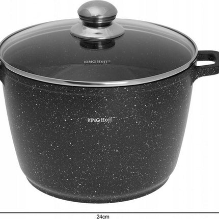 Hoge Braadpan - met Aromaknop - 24 cm - 6.2 liter