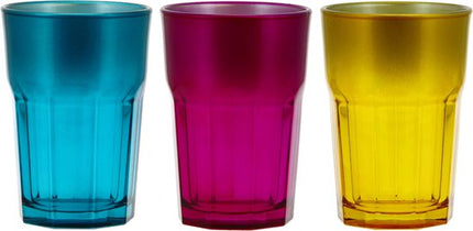New hollywood water glas set van 3 38cl