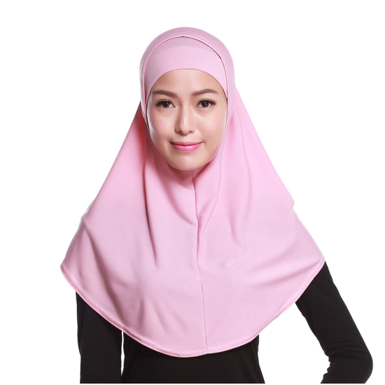 2-piece stretch hijab