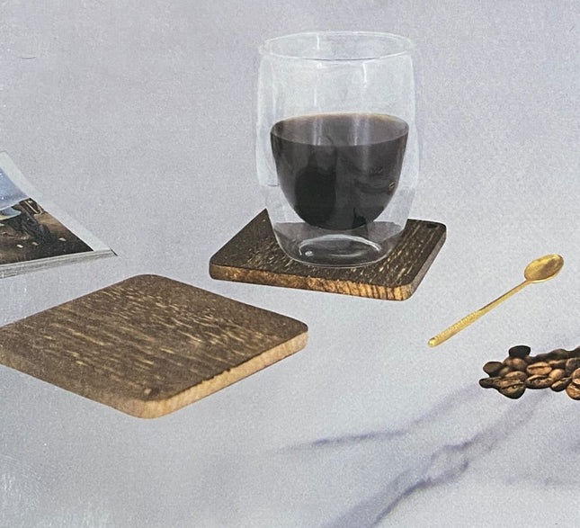 Untersetzer 6 Stück mit Metallrahmen