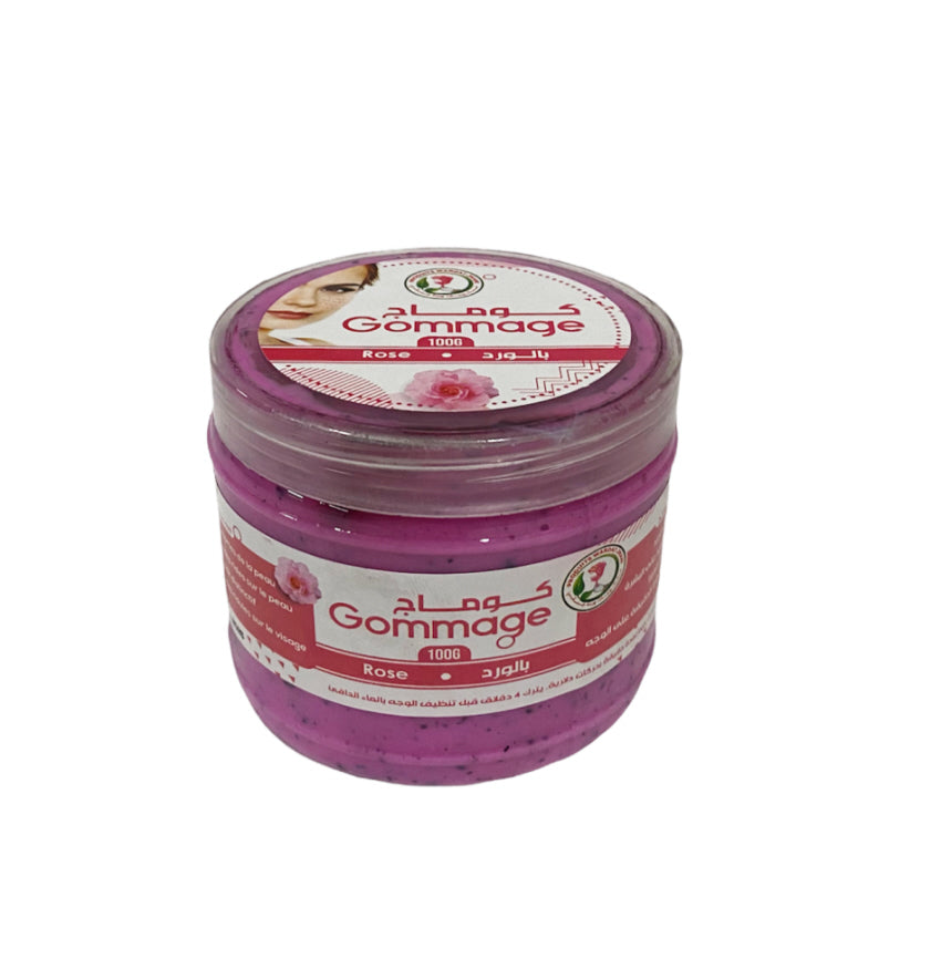 Rose oil body scrub