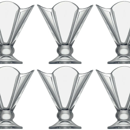 Set mit 6 Eisbechern Eisbecher Dessertgläser 250 ml