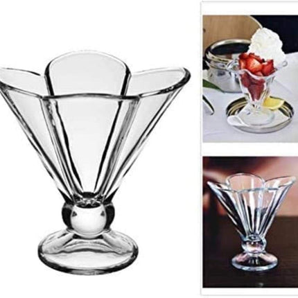 Set mit 6 Eisbechern Eisbecher Dessertgläser 250 ml
