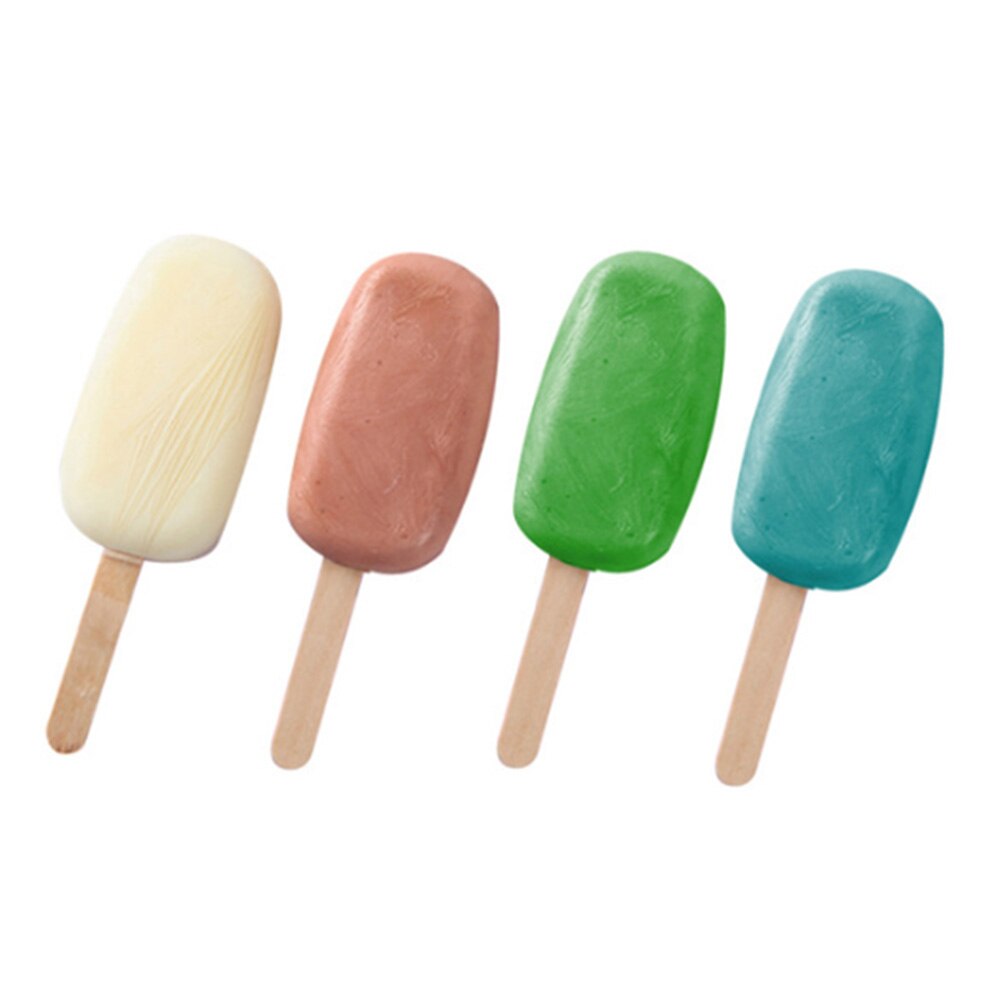 Moule à chocolat en silicone pour glaces Magnum, avec 50 bâtonnets