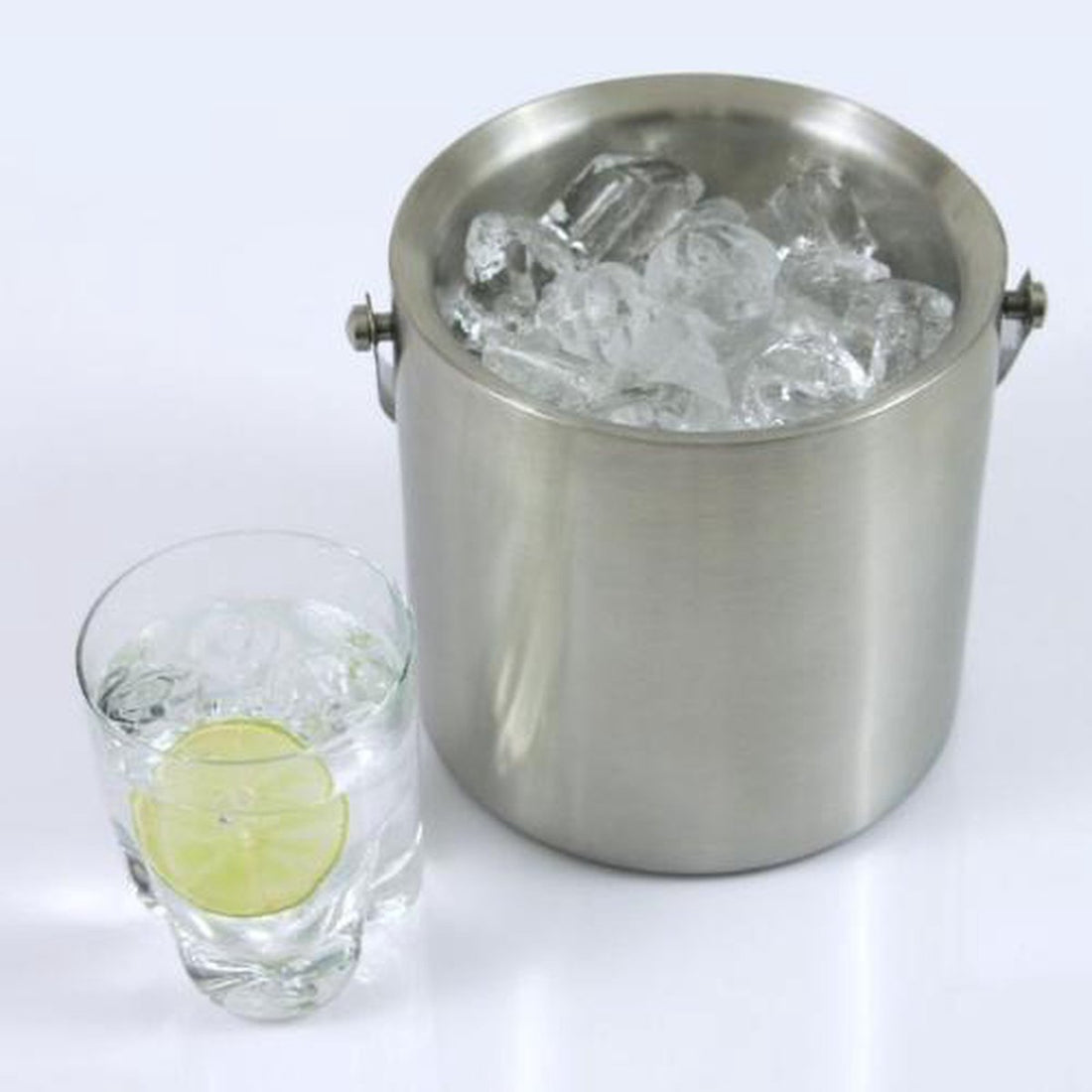 Kinghoff ijsemmer met deksel 1,5 liter – dubbelwandig, met handvatten – foto 3