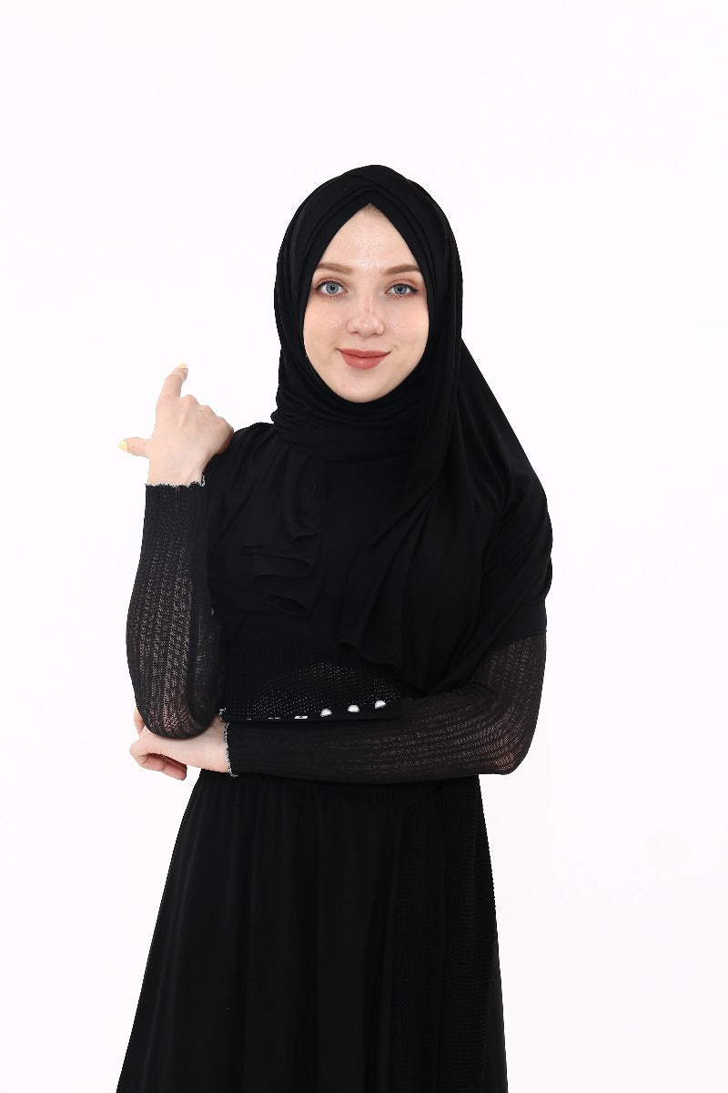 Jersey Three-Layer Hijab