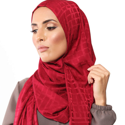 Klassischer Schal mit Karomuster