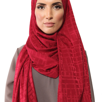 Klassischer Schal mit Karomuster