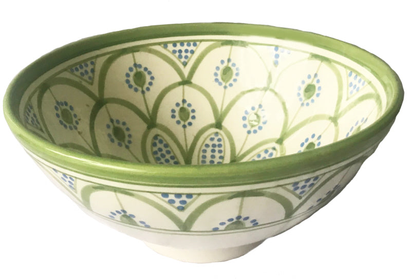 Moroccan bowl light green