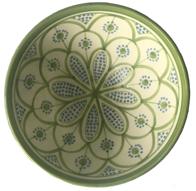 Moroccan bowl light green