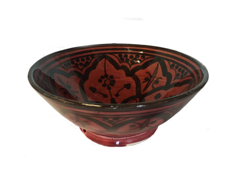 Bol marocain bordeaux