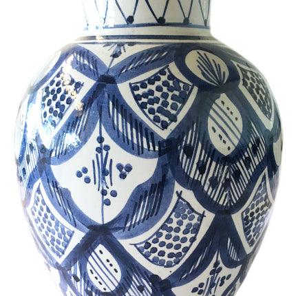 Marokkanische Vase Blau