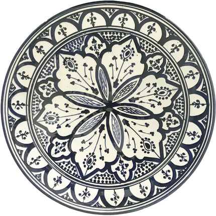 Marokkaanse schaal blauw
