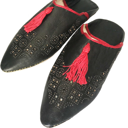 Babouche Mules Pompon