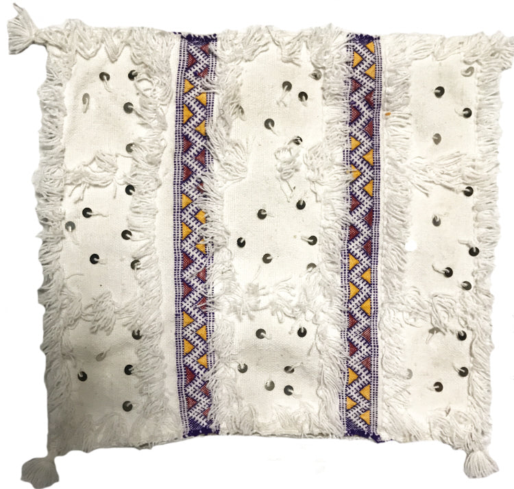 Coussin Handira à paillettes