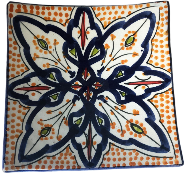 Plat plat de 16x16 cm