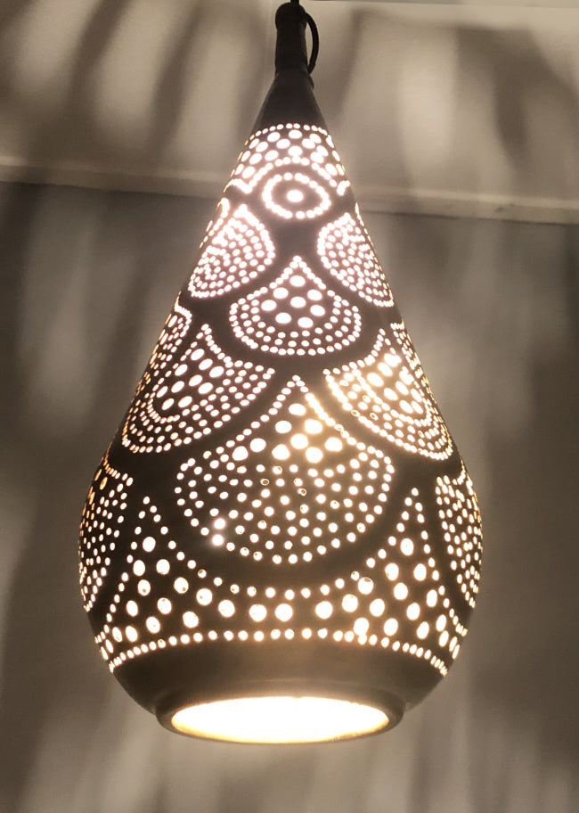 Oriental filigree pendant lamp Elegance