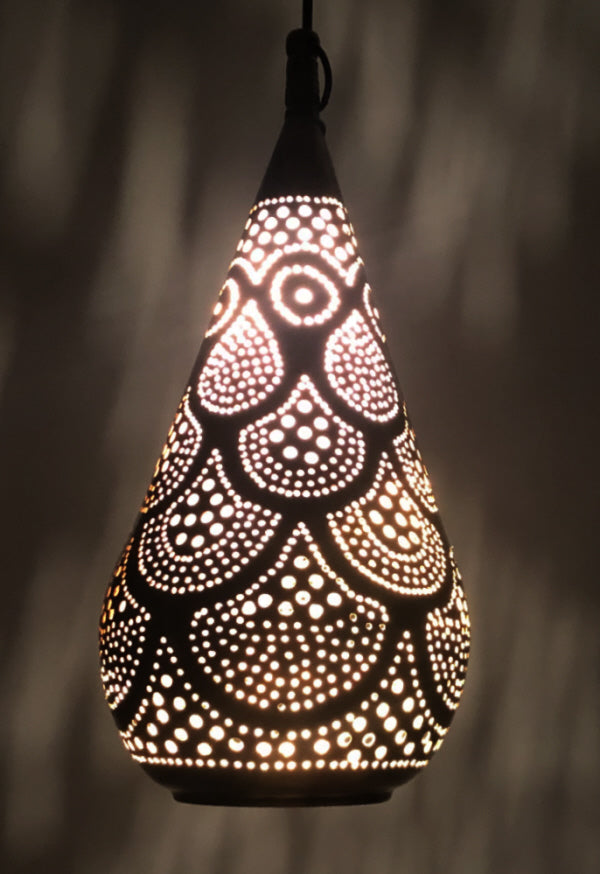 Oriental filigree pendant lamp Elegance