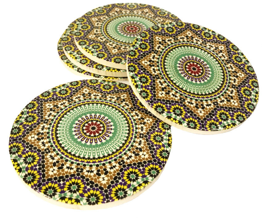 Sous-verres en mosaïque