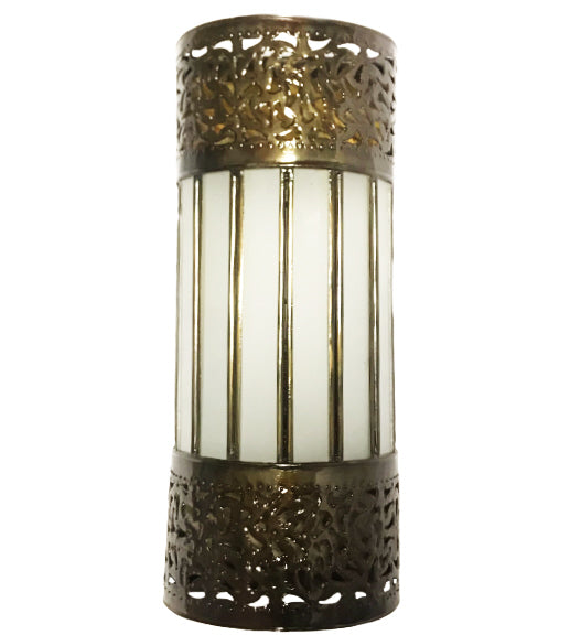 Moroccan wall lamp black and white