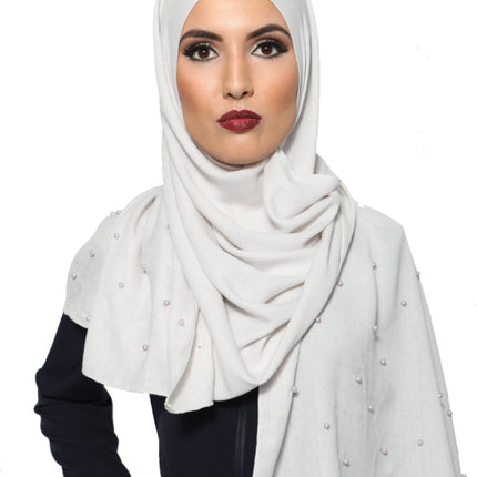 Pashmina pearl sjaal zonder sliertjes