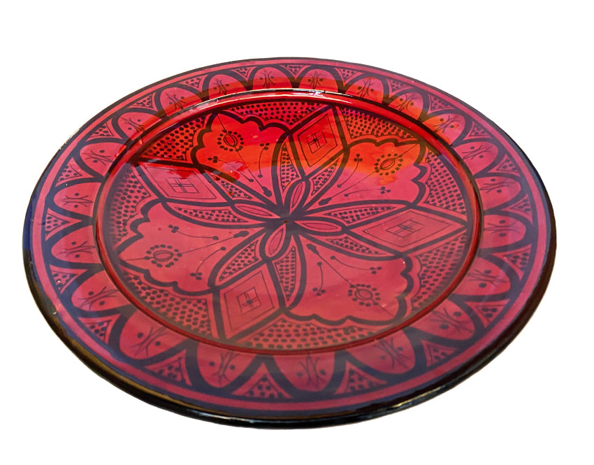 Assiette marocaine de 25 cm