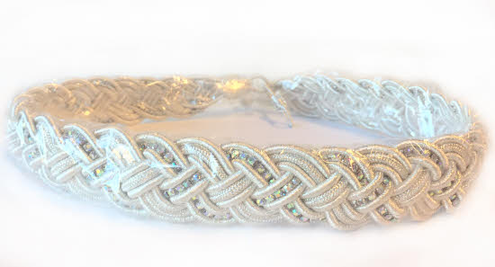 Skali belt silver-colored