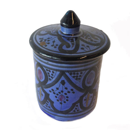 Kräutertopf blau