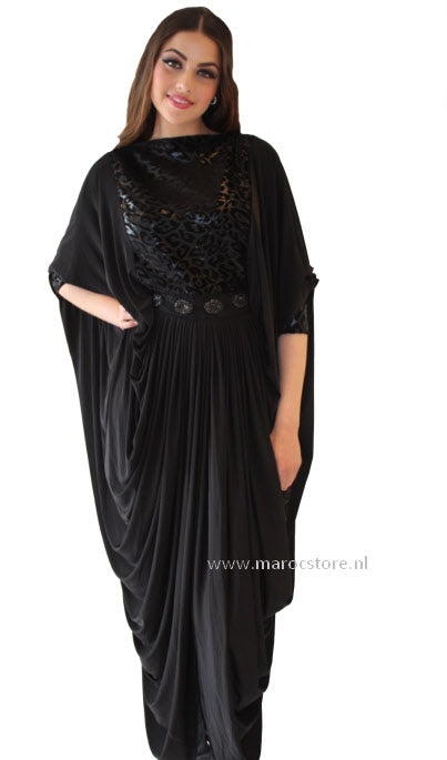 Abaya Émirats simple