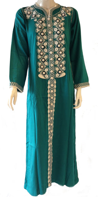 Moroccan green djellaba