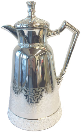 Orientalische Thermoskanne Silber