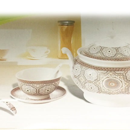 Mosaik-Suppenterrinen-Set, 21-teilig