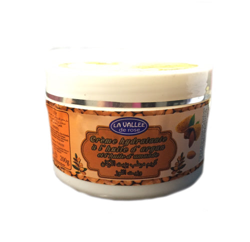 Argan oil moisturizer and almond oil