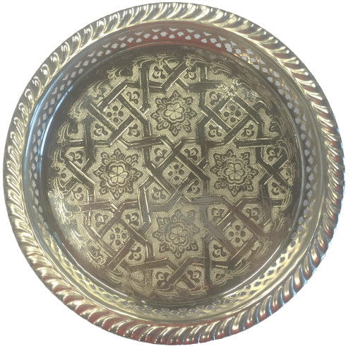 Marokkanisches Ø 30 cm Serviertablett Fes