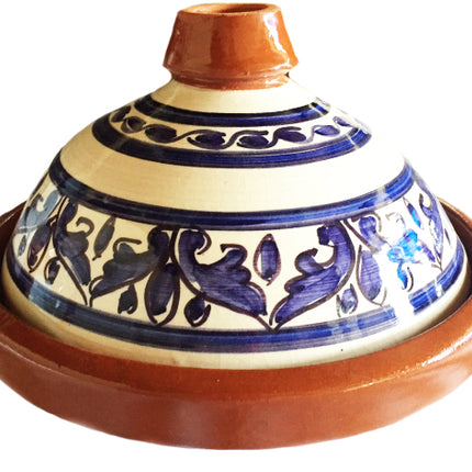 Kach Tajine Ø 30 cm blau/weiß