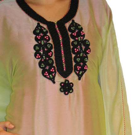 Abaya Faracha Pistazie