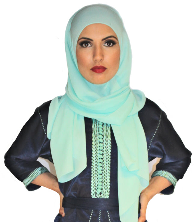 Crepe scarf