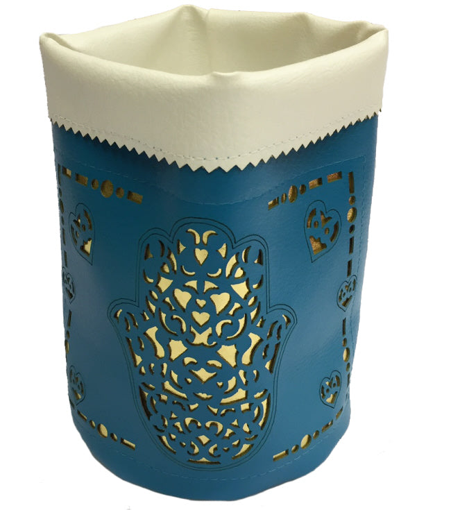 Hammam douche tas – ronde badkamer tas voor toiletartikelen, Ø 15 x 20 cm