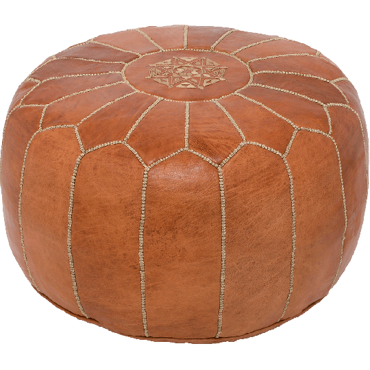 Moroccan Pouf Light brown