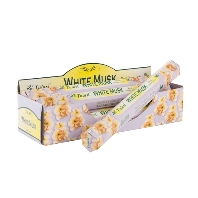 Tulasi White Musk Incense Sticks – Räucherstäbchen