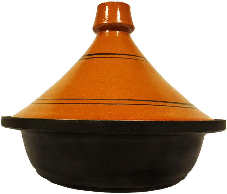 Inductie tajine met aardewerk deksel en gegoten aluminium bodem, Ø 30 cm – foto 2