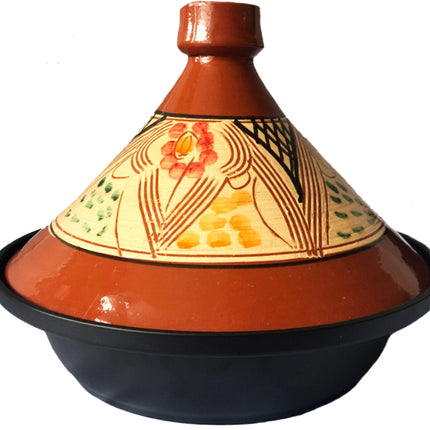 Aardewerk en gegoten aluminium tajine, ook geschikt voor inductie