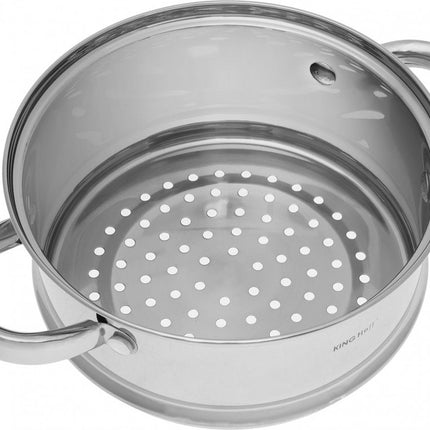 Dampfgareinsatz - Gemüsedämpfer - Fleischdämpfer - Ø18 x 8.5 cm