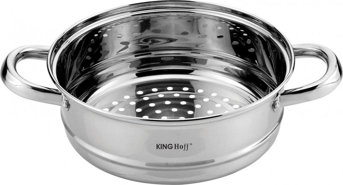 Insert vapeur - Cuiseur vapeur pour légumes - Cuiseur vapeur pour viande - Ø24 x 8,5 cm