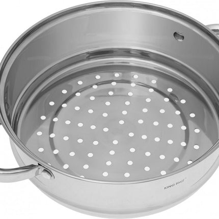 Dampfgarer-Einsatz - Gemüsedämpfer - Fleischdämpfer - Ø22 x 8,5 cm