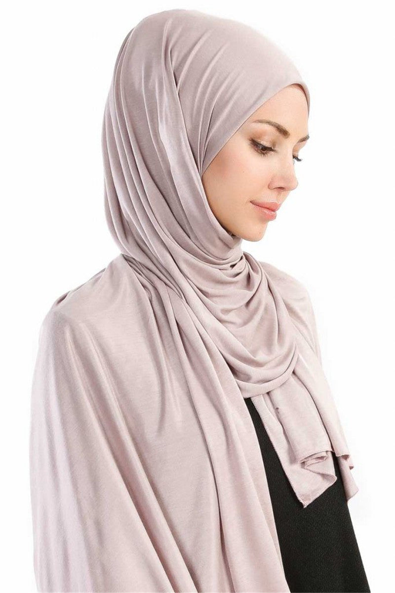 Stretch jersey scarf