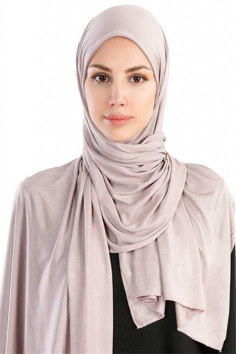 Stretch jersey scarf