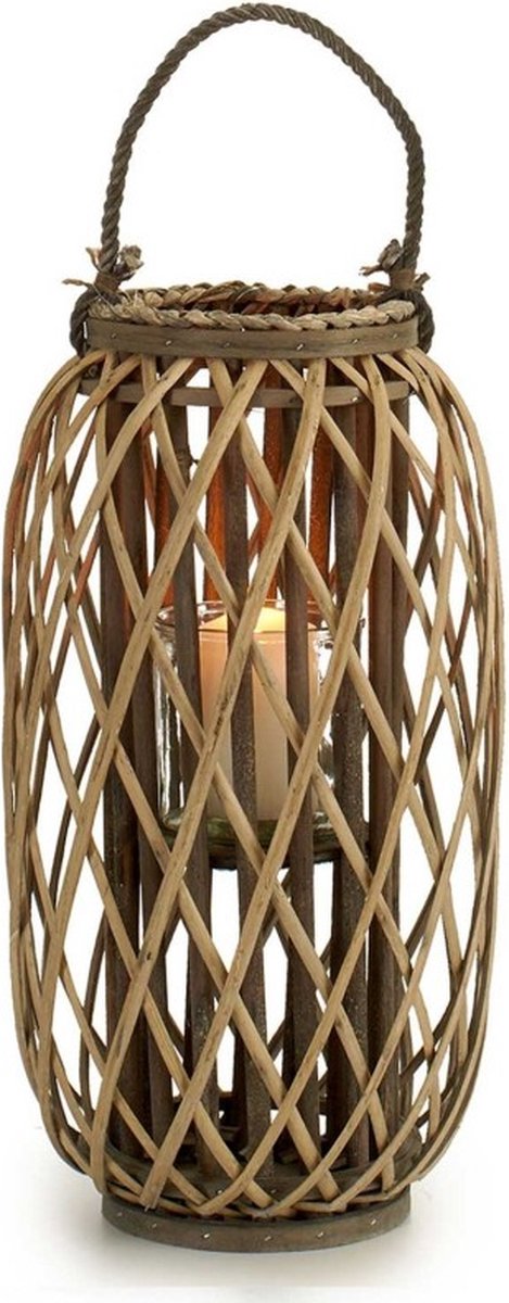 Woven candle holder Natural